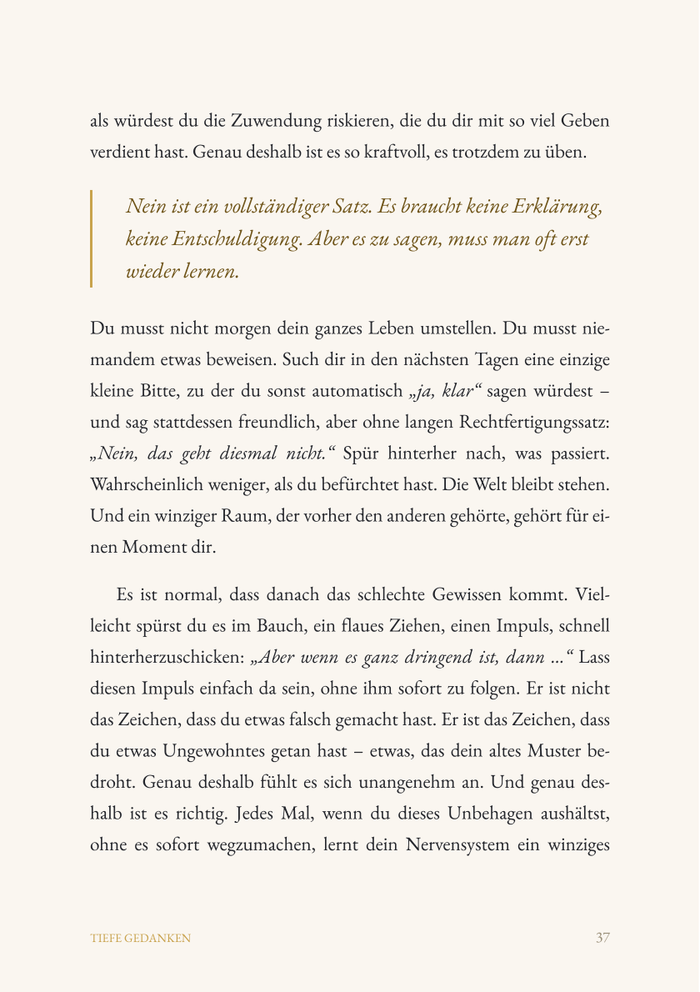 Einblick aus dem Buch: Ausgebrannt, aber nicht zerbrochen