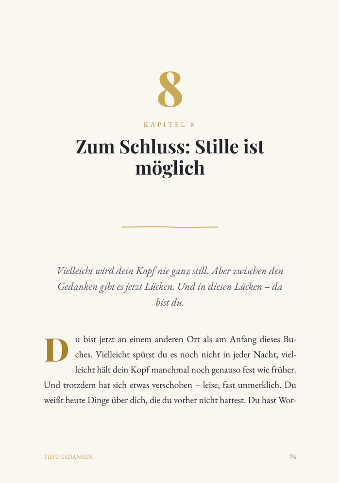 Einblick aus dem Tiefe-Gedanken-Paket