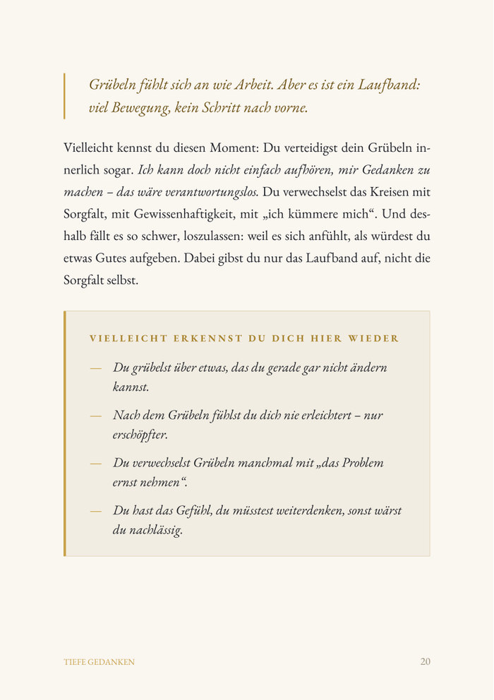 Einblick aus dem Buch: Der Lärm in meinem Kopf