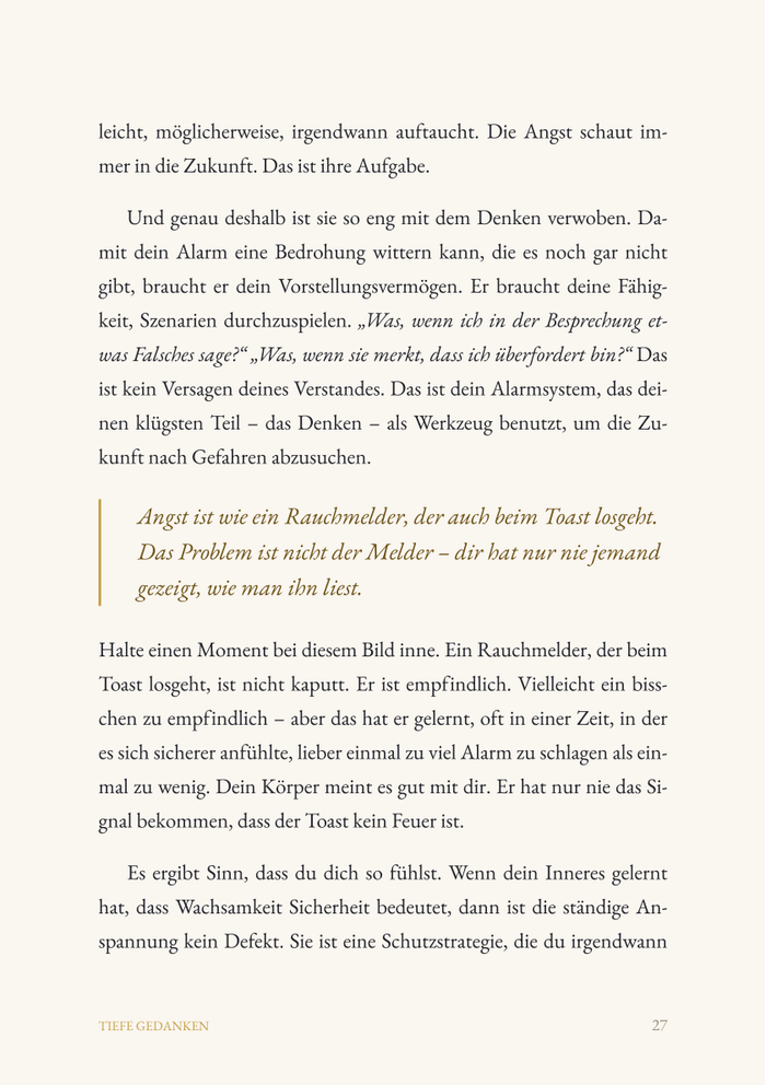 Einblick aus dem Buch: Der Lärm in meinem Kopf