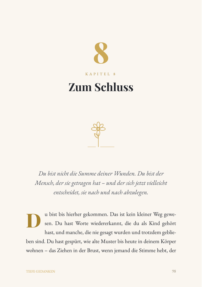 Einblick aus dem Buch: Wunden der Kindheit